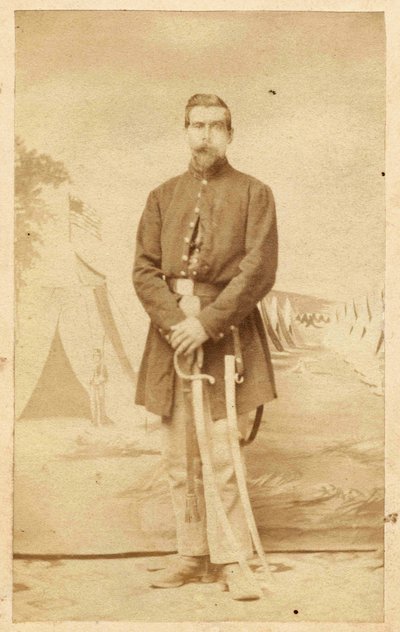 The Württemberg Emigrant Johann Jakob Beck in Uniform, 1864 by Unknown